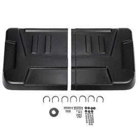 KUAFU UTV Hard Roof Compatible with 2011-2014 Polaris Ranger 400 500 570 800 Mid Size Black 2-in-1