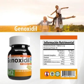 Genoxidil By Nbn Living | 3 Pack | 30 Tab | Estimulador Nrf2