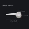 Honbay 20PCS 10ml 5g White Plastic Measuring Spoons Coffee Sugar