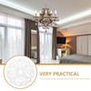 Homoyoyo Ceiling White PU Round Ceiling Cover Lighting Ceiling Ring
