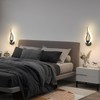 Pasoar Modern LED Wall Lamps for Bedrooms Set of 2