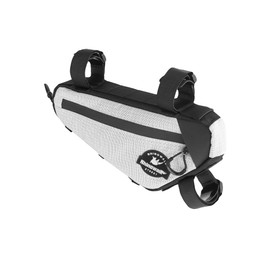 Rhinowalk Bicycle Triangle Bag Cosmopolis Series Lightweight Urban Bike Frame Bag Pack Under Top Tube Pouch Cycling Accessories(White)
