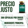 Glicinato de Magnesio 500mg, 200 Capsulas, Suplementos, Alta absorción, Magnesium
