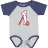 inktastic Baseball First Birthday- 1 Year Old Baby Bodysuit 18