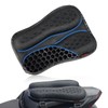 SKYJDM Foldable Passenger Motorcycle Gel Rear Seat Cushion, 3D-Honeycomb Structure