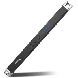 Elektrisches Feuerzeug Arc Winddichtes USB Feuerzeug Flammloses wiederaufladbares Feuerzeug mit Sicherheitsschloss für Kerze