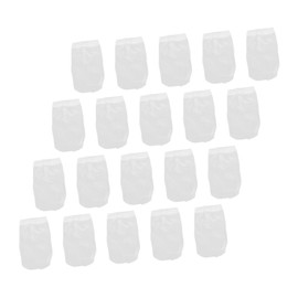 Generic 1set Pool Skimmer Socks Elastic Filter Bags for Swimming Pool Cleaning Captures Leaves Hair Debris and More Fits Standard Skimmer Baskets 20pcs