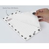 Inkdotpot Pack Of 2 Daily Planner List Undated Notepads, Memo