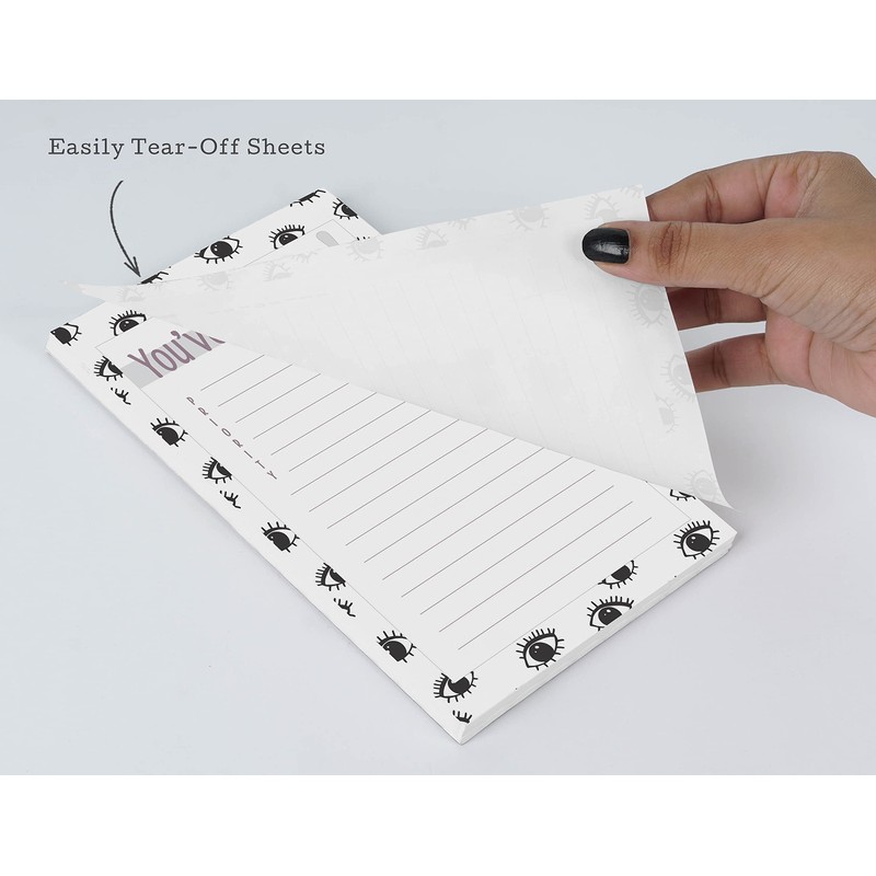 Inkdotpot Pack Of 2 Daily Planner List Undated Notepads, Memo