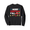 Merry Christmas Y'all Funny Xmas PJs Holiday Pyjamas Sweatshirt