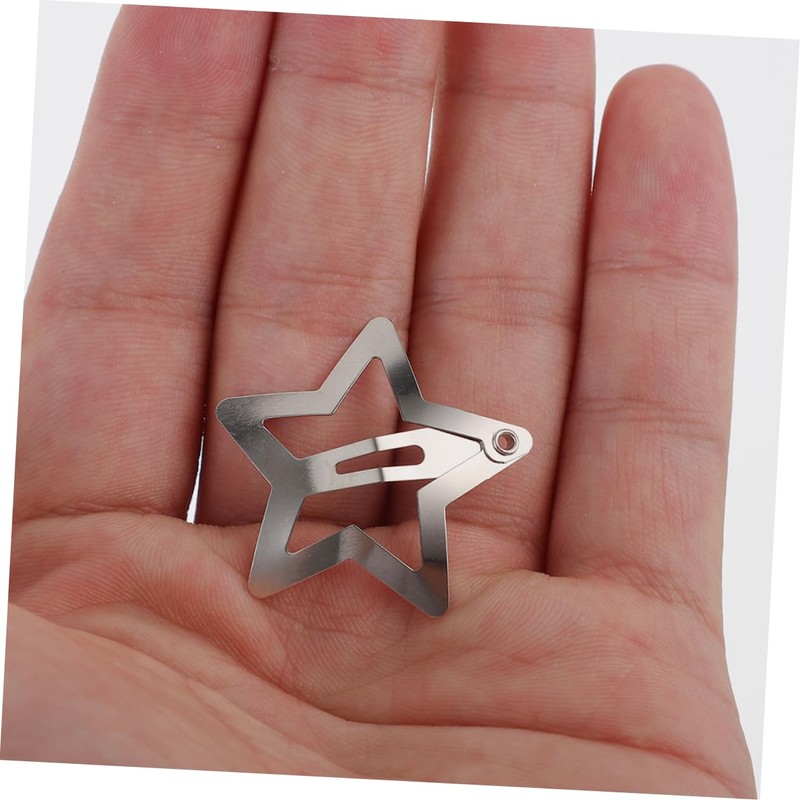 Healeved 30Pcs Star Shaped Hair Clips for Women Cute Decorative