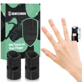 EDNYZAKRN 4 Pack Pinky Finger Splint, Small Finger Brace for Trigger Finger - Broken - Arthritis - Straightening for Index - Middle - Ring