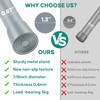 Silver Grey Adjustable Shower Curtain Rod 28-64 Inches 1pc, 7/8"