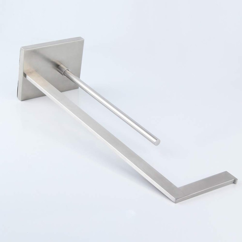 GERZWY Toilet Paper Holder Free Standing with Reserve, SUS 304