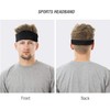 DAWRIS Sports Headband 3 Pack, Headband, Sweatband, Headband, Anti-Slip for