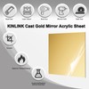 KINLINK 8x12 Plexiglass Sheets 1/8 inch Thick - 3mm Mirror