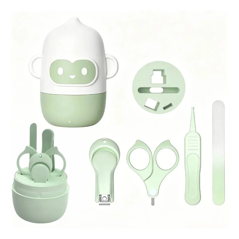 Set De Manicure Para Bebé 5 Piezas Con Estuche De