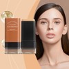 Makeup Foundation Stick,Foundation Stick with Built-In Foundation Brush,Full Coverage Foundation