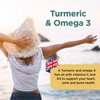 Healthspan Turmeric & Omega 3 | 60 Capsules | Added