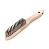 Lessmann Rust-Proof Wire Brush, 5 rows, 104651