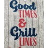Unbranded 2 SAME MICROFIBER TOWELS (15"x25") BBQ ACCESSORIES, GOOD TIMES