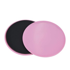 Fitness Disc, Premium Portable Exercise Sliding Gliding Disc Fitness Core Slider for Full Body Workout, 2Pcs(pink)