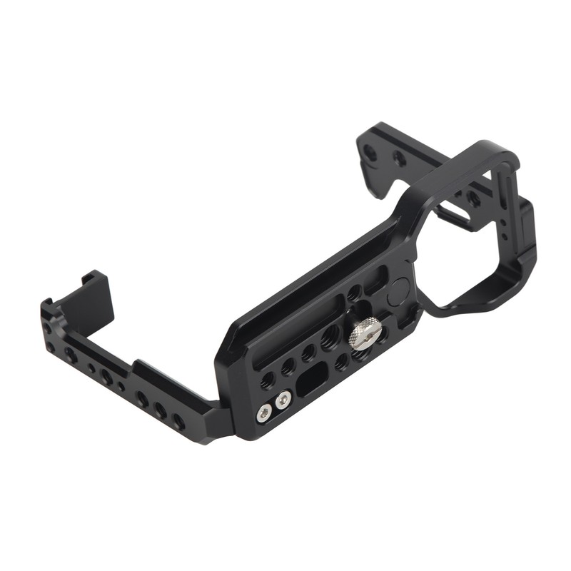 Camera Cage Aluminum Cold Shoe Mounting Plate with 1/4 and