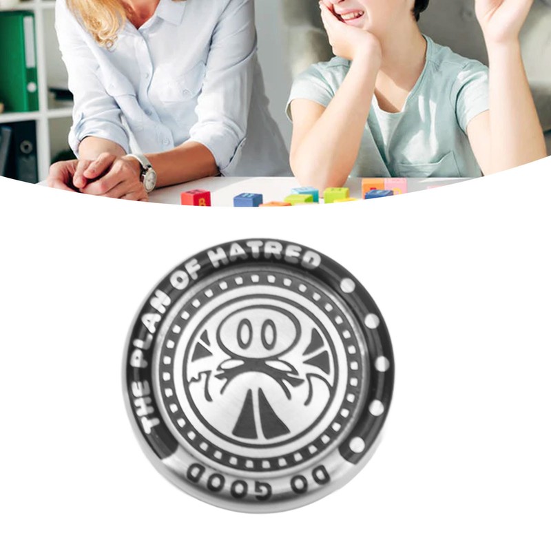 Fingertip Coin Toy Hand Rotation Coin Metal Rolling Bearing Magnetic