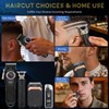 Hair Clippers for Men Cordless, 4-Piece Grooming Kit with LED