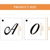 Pack of 72 Letter Stencils Number Stencils, 3 Inch Reusable