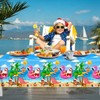 4 Pack Summer Christmas Decorations Hawaiian Beach Theme Tablecloth Baby