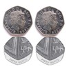 QUICK PICK MAGIC Pair of Real Double Sided 50 Pence Coin 1 Two Headed and 1 Two Tailed 50p Coin