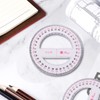 SULIUDAJI 2 Pieces Circle Protractor 360 Degree Protractor Ruler Math