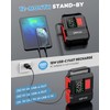 Car Jump Starter with Air Compressor, 160PSI 8000A Peak 26800mah