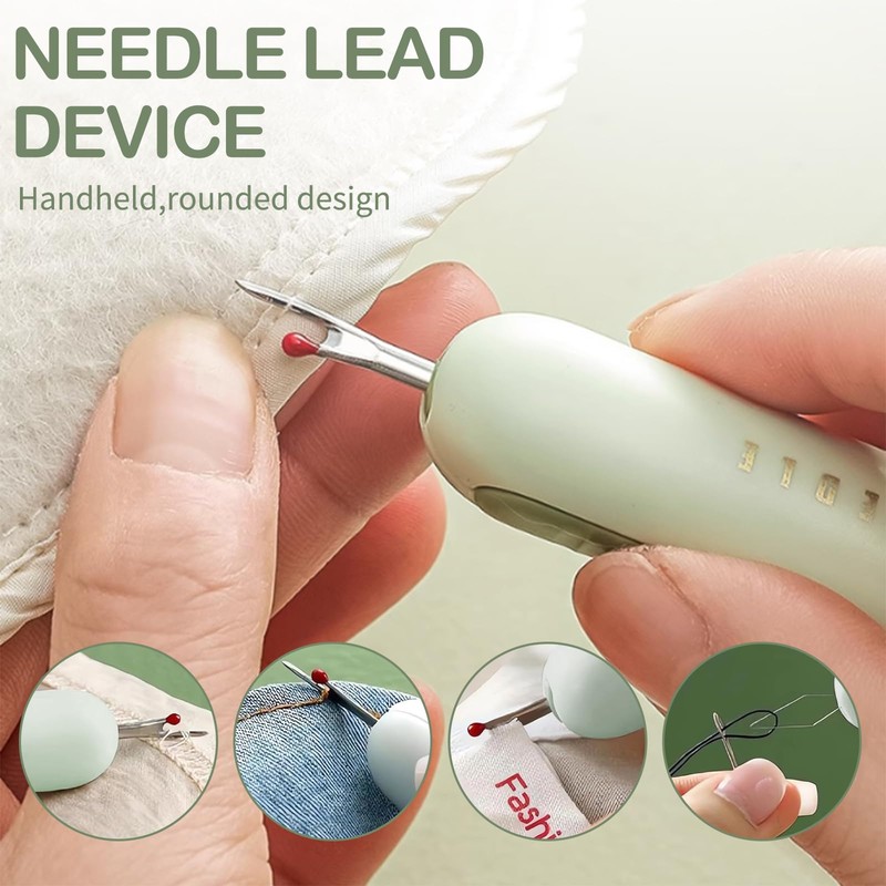 Wbgraceful 2 in 1 Automatic Needle Threader Seam Ripper -