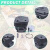 Adefol 44mm Cylinder Piston Kit for Husqvarna 350 351 353