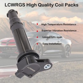 Set of 4 Ignition Coil Packs and Spark Plugs Fits for 2006 2007 2008 2009 2010 2011 Kia Rio Rio5 Rondo Hyundai Accent 1.6 L4 Replaces# UF499 C1543