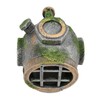 Aquarium Helmet Ornament Simulation Toxic Free Hideout House Resin Fish