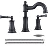 WINKEAR Roman Bathroom Sink Faucet Deck Mount or Wall Mount