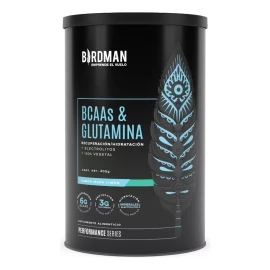 Birdman Bcaa + Glutamina En Polvo 405gr | 30 Porciones | Sabor Mora - Limón