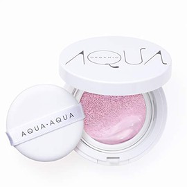 Aqua Organic Cushion Compact Color Base Refill Makeup Foundation, Pink, 9 Grams (x1)