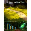 Solar Lights Outdoor 2 Pack, Bright Solar Pathway Lights IP65
