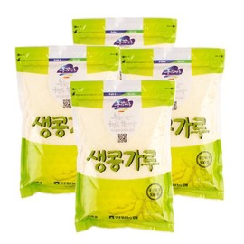 Donggangmaru 영월농협 동강마루 생콩가루500gx4봉 Yeongwol Agricultural Cooperative Donggang Maru Raw Soybean Powder 500g x 4 Bags