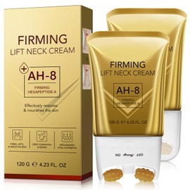 AH8 Firming Neck Cream, Neck Firming Cream for Crepey Skin Body Care Comfort, Contains Hexapeptide, Moisturizing, Tightening Lotions Skin Repair for Women, Suitable for All Skin Types - 2 Packs