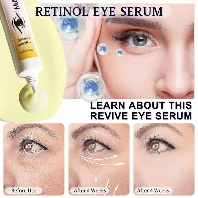 Retinol Eye Cream - Eye Cream for Puffiness And Bags