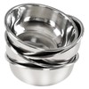 Fabnati 4 Pack Stainless Steel Mixing Bowls, 8.6 Inches Kitchen