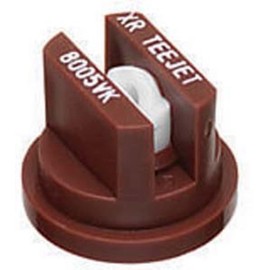TeeJet XR8005-VK Ceramic Nozzle, Extended Range Flat Spray Tip, Brown