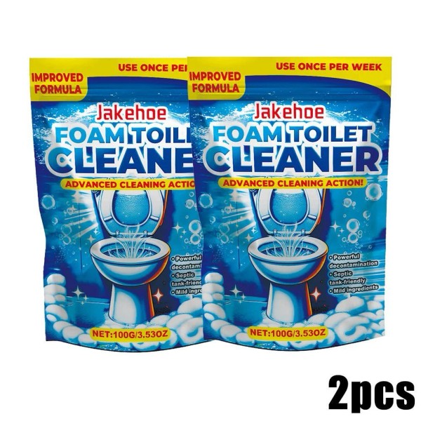 Unbranded 2PCS Splash Foam Toilet Bowl stains Cleaner powder odors