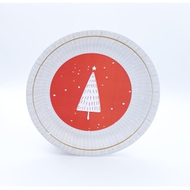 LE NAPPAGE ARTS DE LA TABLE 8 Paper Plates Diameter 23 cm 100% Nature Enchanted Forest