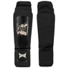 Tapout Lenwood 960013 Shin Pads Black/Ecru S/M, 1 Pair